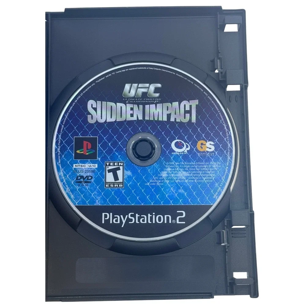 UFC Sudden Impact Sony PlayStation 2 PS2 Fighting Game 2004 Mixed Martial Arts